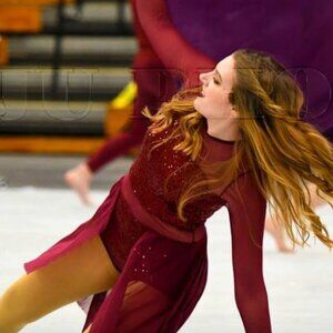 Maroon Dance Outfit